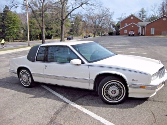 1989 Cadillac Eldorado Blue Landau Vinyl Top Abundant Chrome