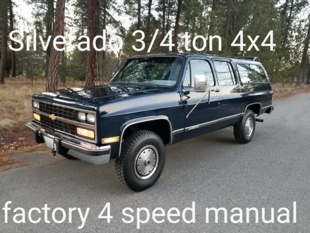 1989 Chevrolet Suburban Factory 4 speed 3/4 ton 4x4 Silverado bucket seats