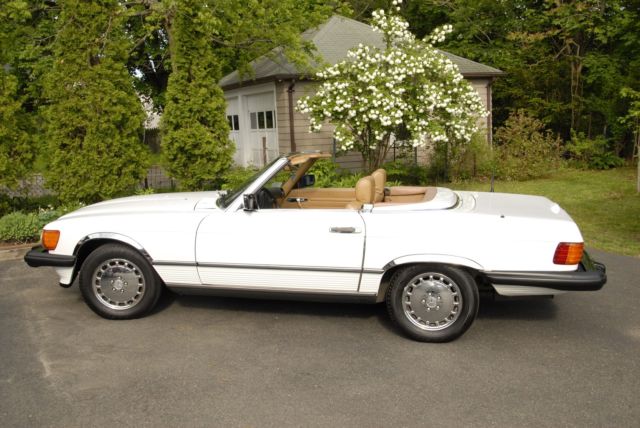 1989 Mercedes-Benz SL-Class Tan palomino lether