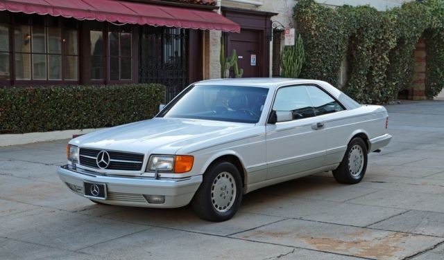1989 Mercedes-Benz 500-Series Arctic White/Dark Blue, Strong Mechanically