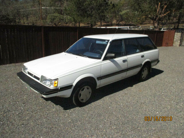 1989 Subaru subaru gl wagon 4wd original cloth interior