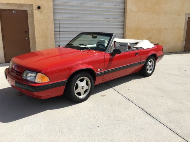 1990 Ford Mustang Mustang LX convertible 5spd.