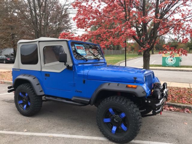 1990 Jeep Wrangler BLUE
