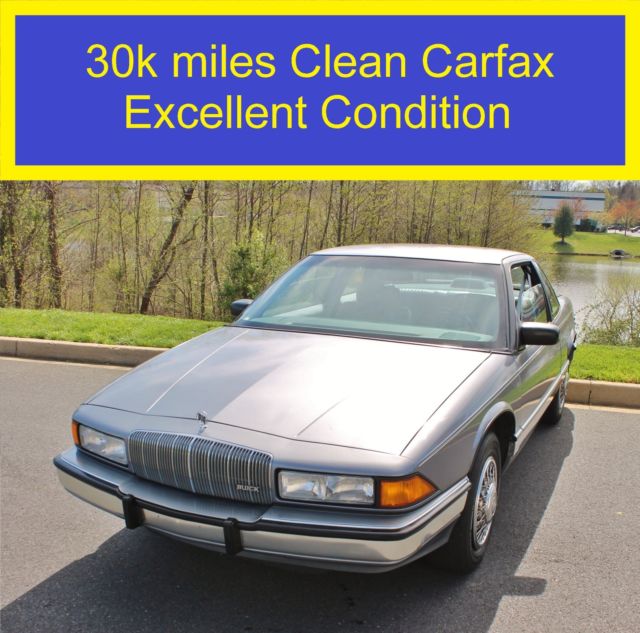 1990 Buick Regal 30k miles Clean Carfax Well maintained