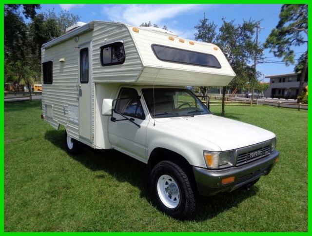 1990 Toyota Tacoma Motorhome Deluxe Leisure Odyssey Conversion Motor Home 4X4