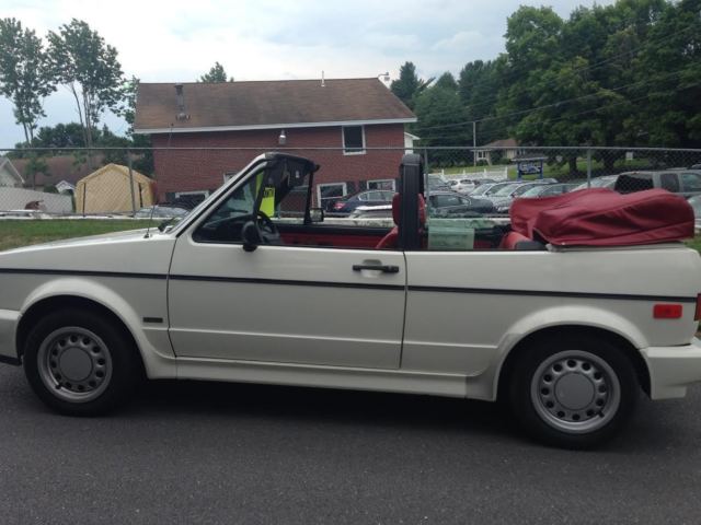 1990 Volkswagen Cabriolet Convertible One Owner! 52K Miles! For Sale ...