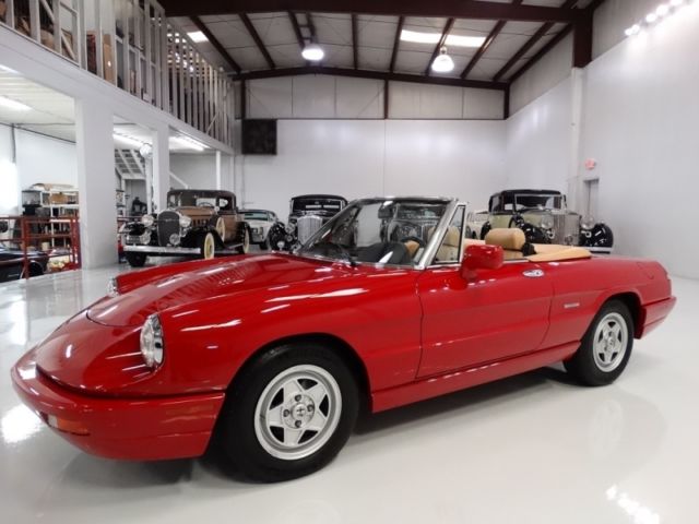 1991 Alfa Romeo Spider ONLY 50,568 CAREFULLY-DRIVEN MILES!