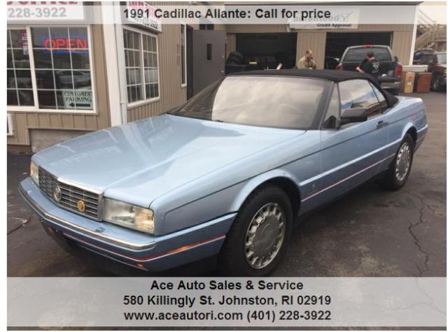 1991 Cadillac Allante Convertible