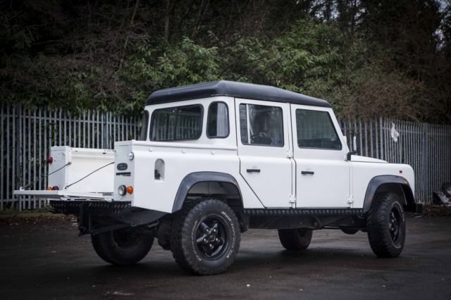 1991 Land Rover Defender 110 Double Cab Crew Cab Pick Up Lhd White Truck For Sale Photos