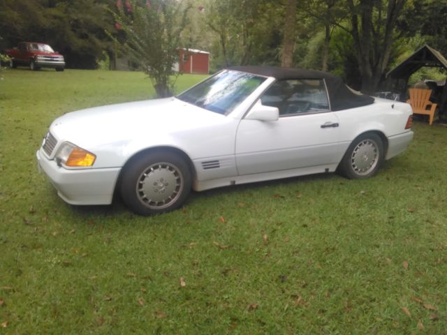 1991 Mercedes-Benz 300-Series convertible with both tops