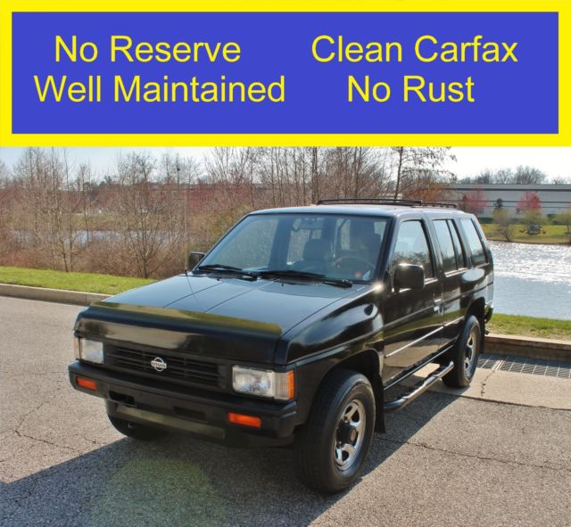 1991 Nissan Pathfinder No Reserve Clean Carfax No Rust V6
