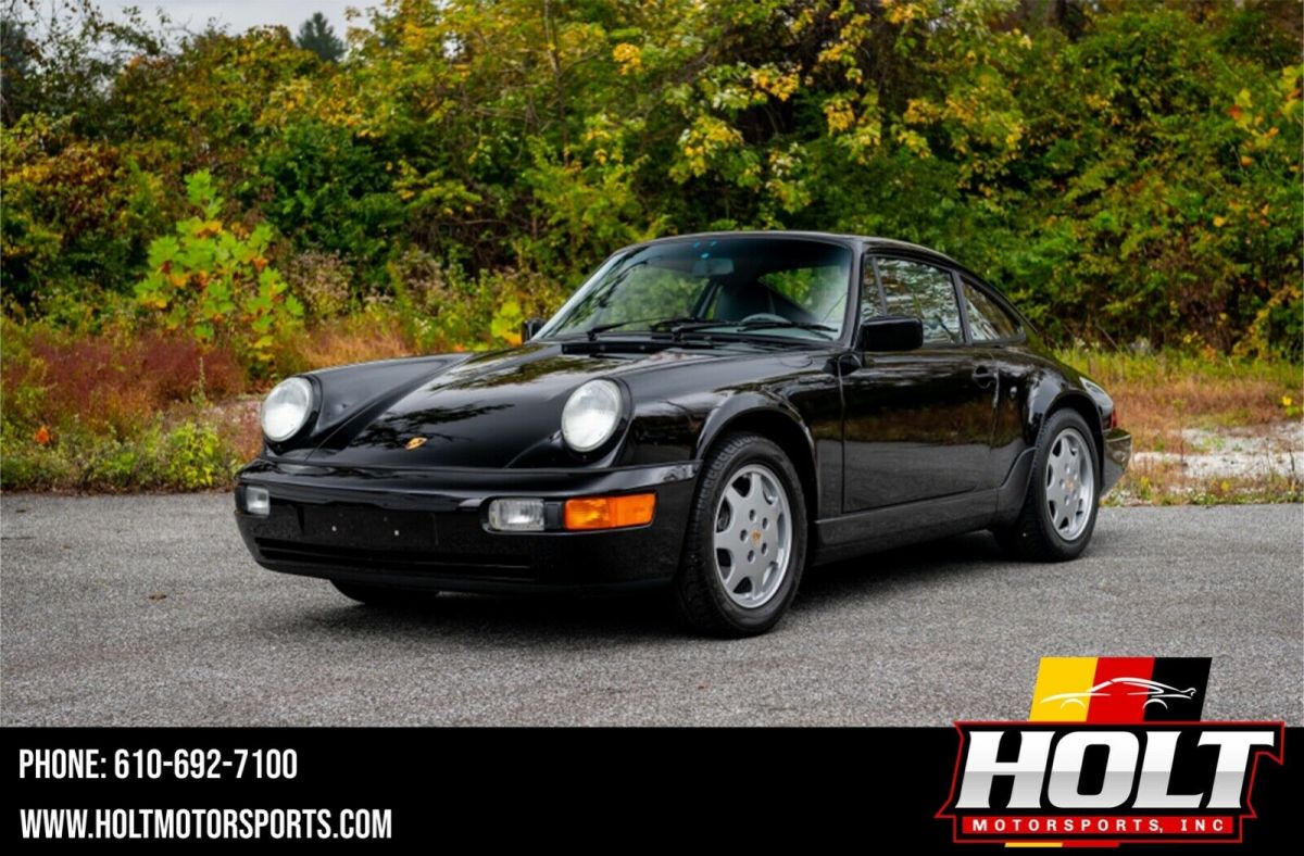 1991 Porsche 911 964 Carrera 2 â€¢ Black/Grey â€¢ 50K mi â€¢ Stick Shift