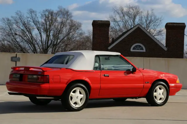 1992 Ford Mustang Lx Convertible 2k Miles 50l 5 Speed Summer Edition