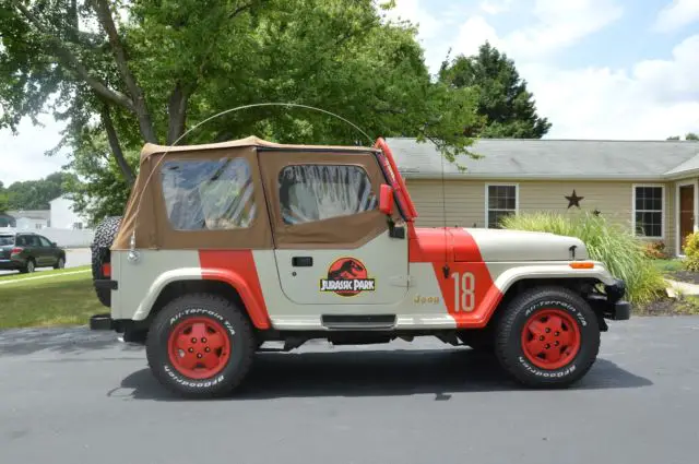 1992 Jeep Wrangler Sahara Jurassic Park For Sale