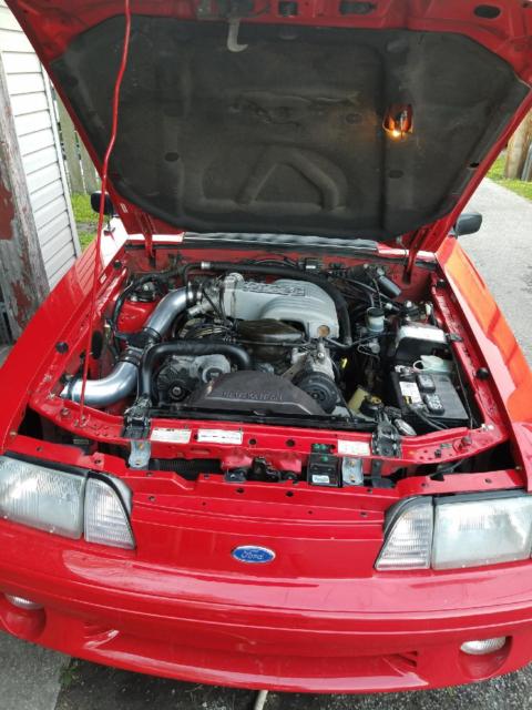 1993 Ford Mustang Red