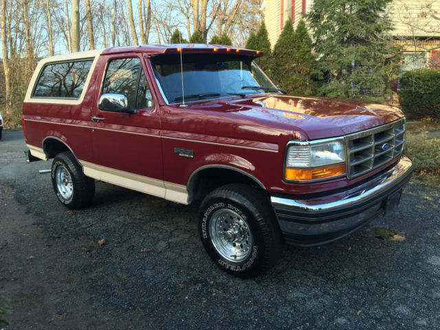 1993 Ford Bronco MINT EDDIE BAUER Purchased from ORIGINAL OWNER!