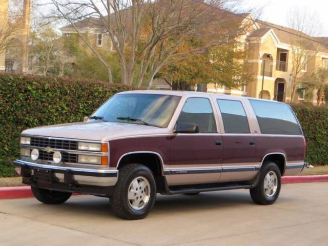 1993 Chevrolet Suburban LT LEATHER 3RD ROW 4X4 63K MILES CLEAN GARAGED WOW