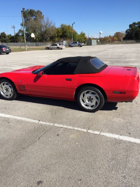 1993 Chevrolet Corvette Red and black