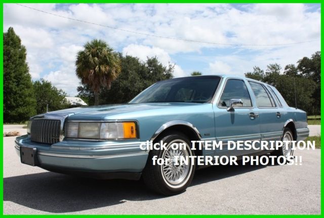 1993 Lincoln Town Car EXECUTIVE IMMACULATE FLORIDA NO RESERVE!!