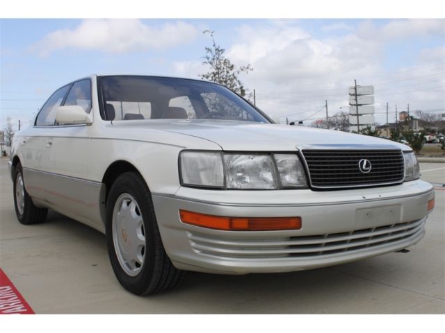 1994 Lexus LS 400 V8 LEATHER SUNROOF CD TEXAS CAR NO RUST 4 KEYS