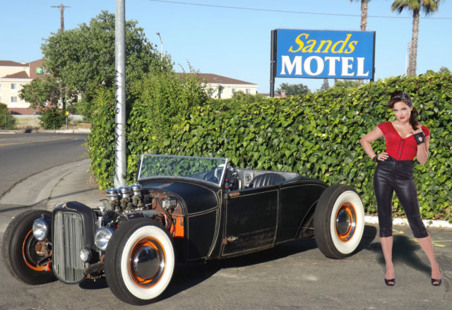 1929 Ford Model A 1929 Roadster 327 V8 3 Speed Very Fast 1932 Style