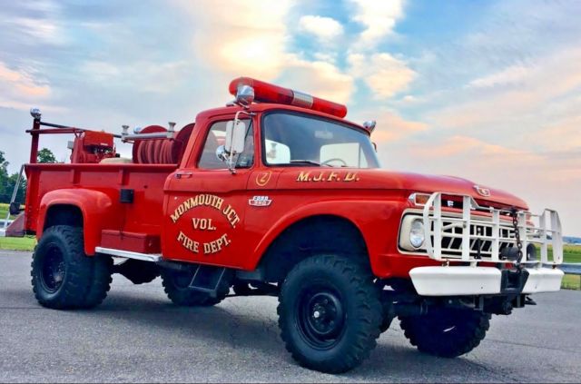 1965 Ford F-350 12K ORIG MILE ATTACK FIRE TRUCK