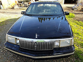 1991 Lincoln Continental Black & Silver