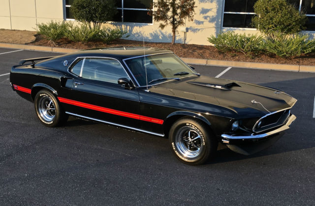 1969 Ford Mustang 1969 Mach 1 428 CJ w/ Air Conditioning, Raven Black