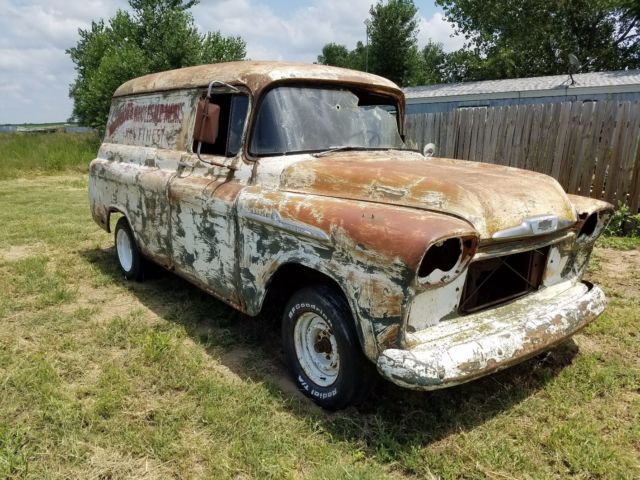 1958 Chevrolet Other Pickups PANEL TRUCK 1/2 TON SHOP WORK PATINA