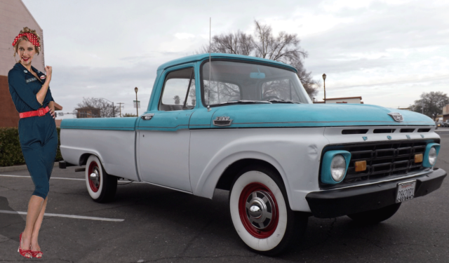 1964 Ford F-100 No Reserve California Pickup "Old Blue" 3/4 ton