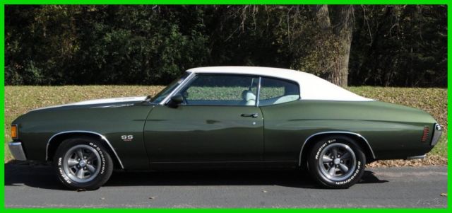 1972 Chevrolet Chevelle Loaded with Factory Options & Original Build Sheet