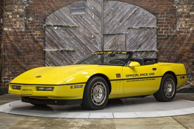 1986 Chevrolet Corvette Actual Pace Car from the Indianapolis 500 Race