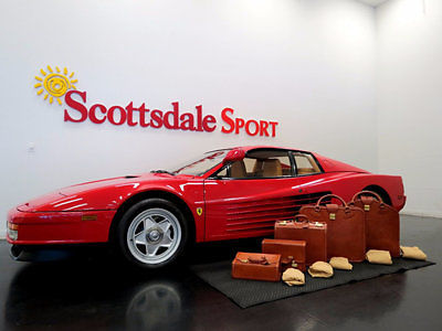 1986 Ferrari Testarossa ONLY 4,737 MILES, LUGGAGE, MAJOR SERVICE w CLUTCH,