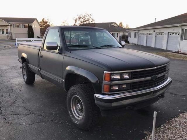 1993 Chevrolet C/K Pickup 1500 Black Plastidip