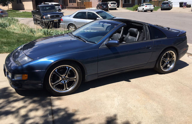 1993 Nissan 300ZX Sapphire Blue factory color with a Charcoal interior
