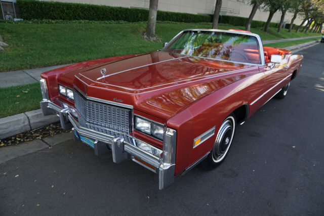 1976 Cadillac Eldorado Red Leather