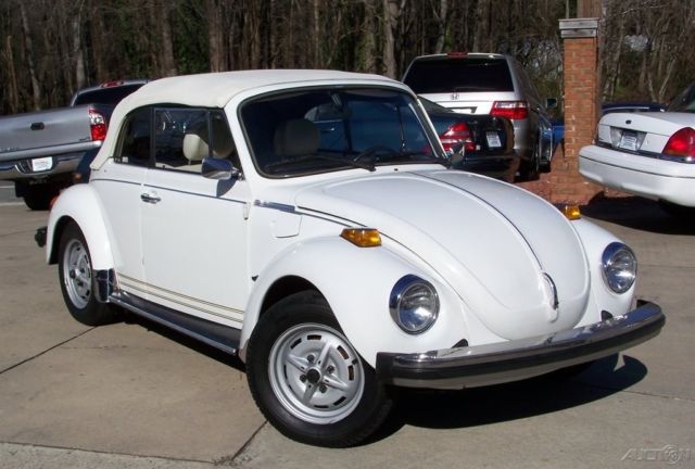1977 Volkswagen Beetle - Classic 1-OWNER CHAMPAGNE EDITION CONVERTIBLE NICE UN-RESTORED GEM