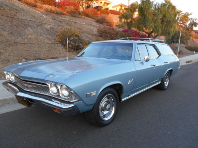 1968 Chevrolet Chevelle Wagon Orig.SoCal Owner, All Docs, New Garage Find