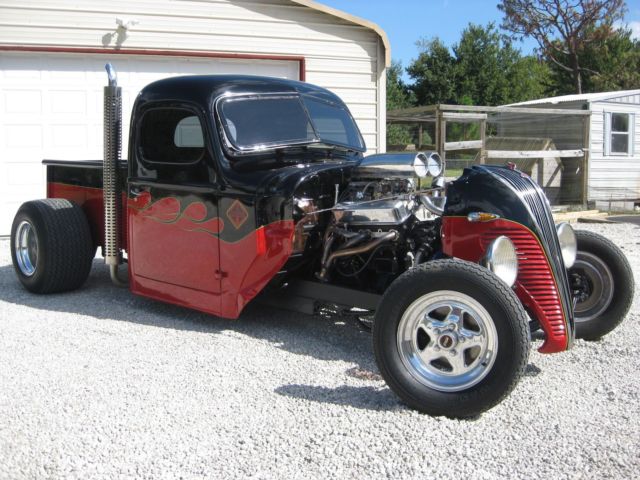 1947 International Harvester Other Red & Black with Flame Job