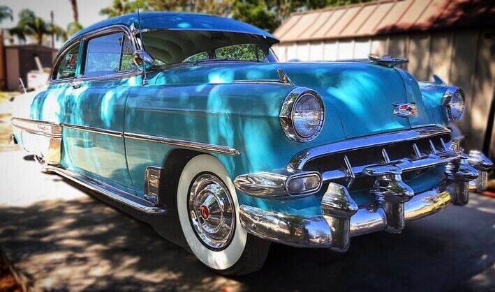 1954 Chevrolet Bel Air/150/210 All chrome with car