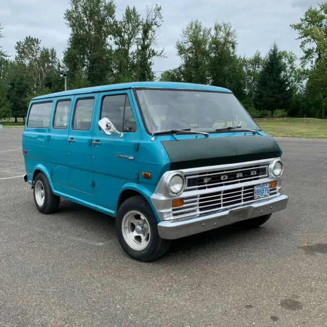 Awesome 1970 Ford E200 Window Van E Series Econoline 302 Super Hot Rod V8 Vannin For Sale Photos Technical Specifications Description