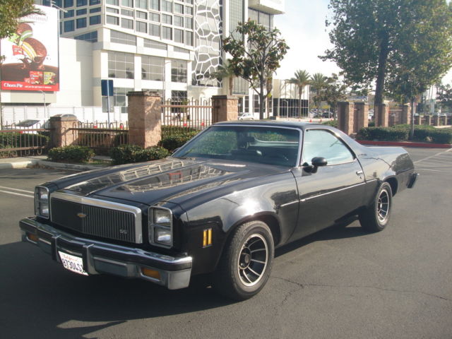 1977 Chevrolet El Camino SS, Blk on Blk ,32k mi, Original cond, Classic