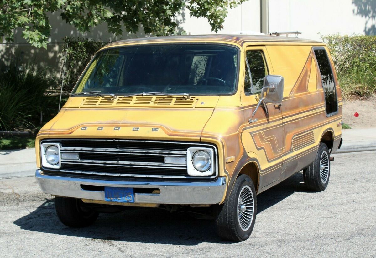 1977 Dodge Tradesman "Shorty" Shorty 70's Retro Van, 833-225-4227