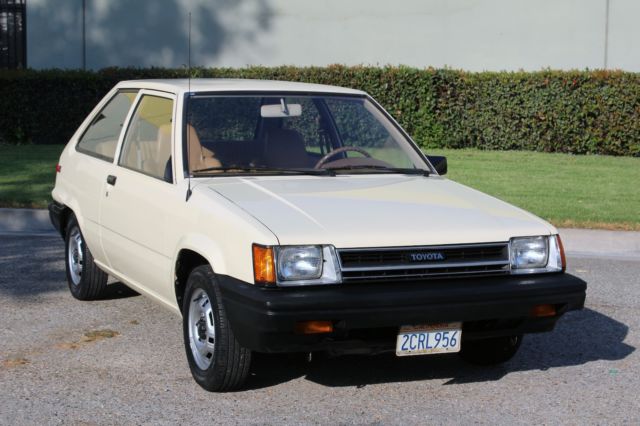 1986 Toyota Tercel One Owner, 100% Rust Free California Car