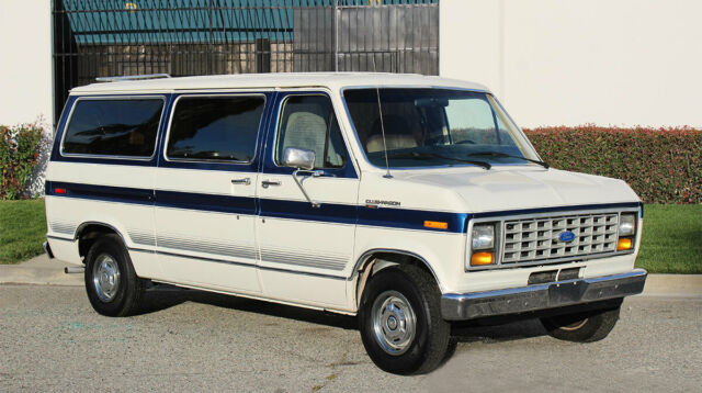 1989 Ford E-Series Van Club Wagon XL, 100% Rust Free, (310)259-5383