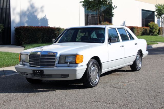 1989 Mercedes-Benz 400-Series 420 SEL, One Owner, 100% Rust Free California Car