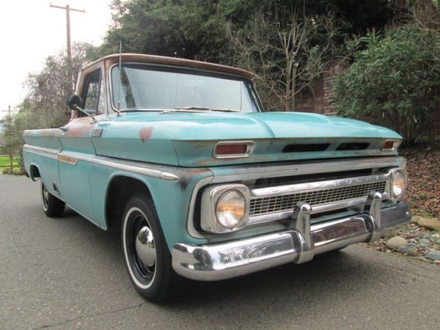 1965 Chevrolet C-10 Custom 283 A/T A/C Big Back Window No Rust