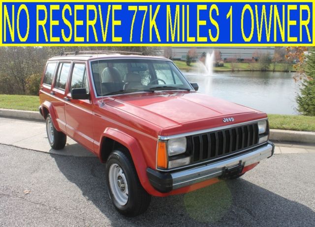1986 Jeep Cherokee Cherokee NO RESERVE 77K ORIGINAL MILES 1 OWNER