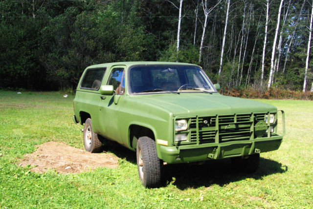 1986 Chevrolet Blazer Military