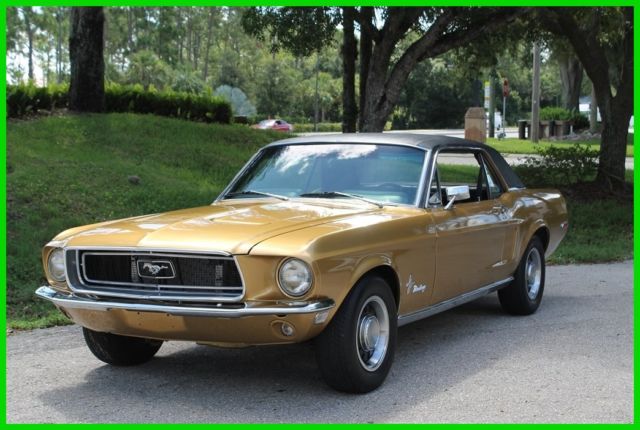 1968 Ford Mustang 289 V8 C-Code Coupe